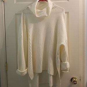Chunky white sweater